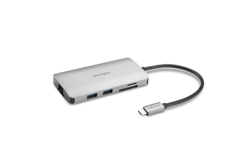 Kensington Dock móvil USB-C® sin Driver 8 en 1 UH1400P. Interfaz de host: USB 3.2 Gen 1 (3.1 Gen 1) Type-C, Entrega de ene