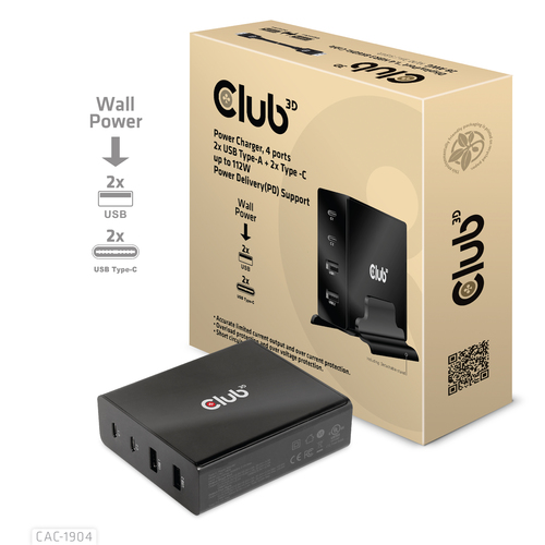 CLUB3D CAC-1904 mobiliojo įrenginio kroviklis
