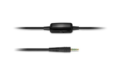 Acco Boom Kabel Kopfbügel Headset - Schwarz - Binaural - Ohraufliegend