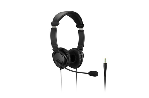 Kensington Hi-Fi Headphones with Mic and Volume Control. Product type: Headset, Wearing style: Head-band, Product colour: 