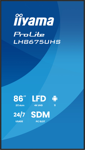 iiyama ProLite LH8675UHS-B2AG - Digital Signage Display, afbeelding 5