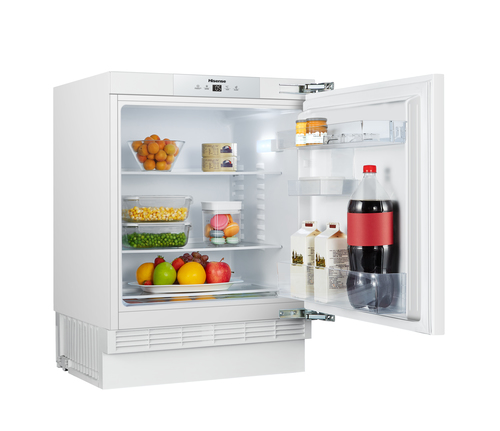 Hisense RUL178D4AWE Integrated Undercounter Fridge - Fixed Hinge, White - image 4
