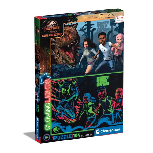 Clementoni JURASSIC WORLD Kontuurpusle 104 tk Kunst
