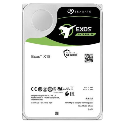 EXOS X18 12TB SAS SED-FIPS 3.5IN 7200RPM HELIUM 512E/4KN