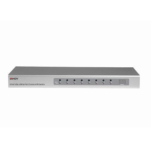 Lindy KVM Switch 8 Port VGA, USB & PS/2 Combo, afbeelding 3
