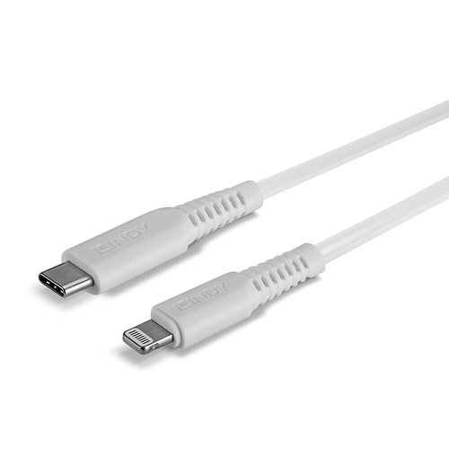 Lindy 31315 Lightning-kabel 0,5 m Wit, afbeelding 5