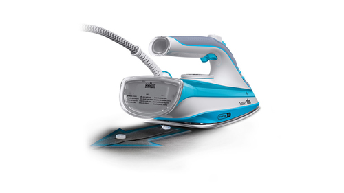 Braun Steam Iron, 2800W Texstyle 5 in Blue Blue - image 3