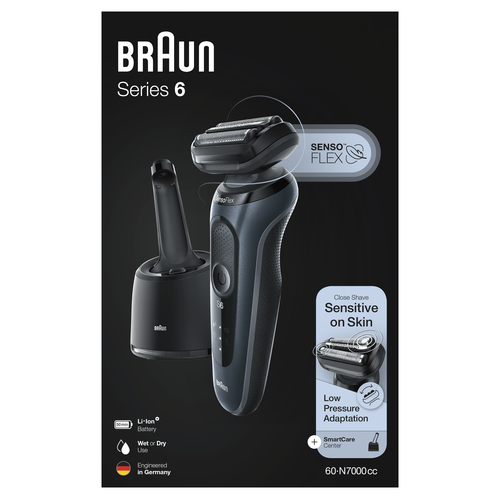 Braun Series 6 60-N7000cc Foil shaver Grey – image 5