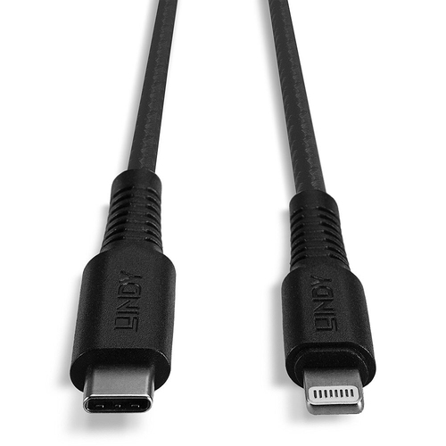 Lindy 2m verstärktes USB Type C an Lightning oplaadkabel, afbeelding 5