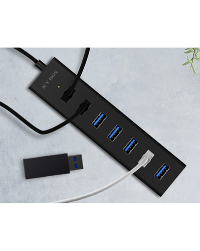 ICY BOX IB-HUB1700-U3 usb-hub, afbeelding 4