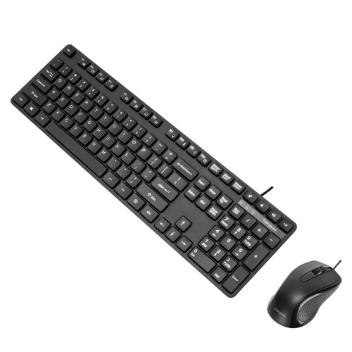 Targus BUS0423UK клавиатура Мышь входит в комплектацию Офисная USB QWERTY Международный UK Черный