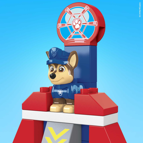Mattel PAW Patrol: The Movie - Chase's City Police Cruiser Set Constructiespeelgoed, afbeelding 8