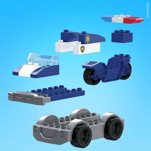 Mattel PAW Patrol: The Movie - Chase's City Police Cruiser Set Constructiespeelgoed, afbeelding 5