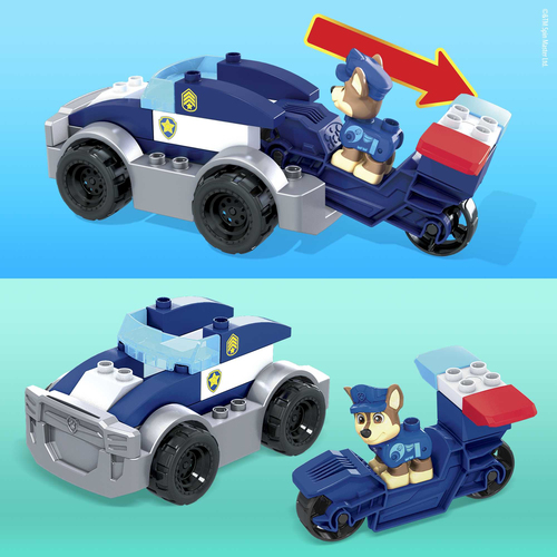 Mattel PAW Patrol: The Movie - Chase's City Police Cruiser Set Constructiespeelgoed, afbeelding 6
