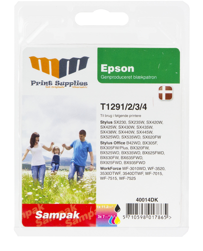 MM Cartridge Ink Bundle (T1295) (BK/C/M/Y)