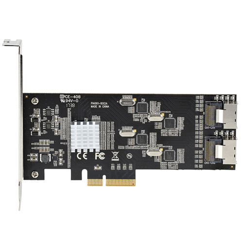 StarTech.com 8 Port SATA PCIe Kaart, PCI Express 6Gbps SATA Uitbreidingkaart met 4 Host Controllers, SATA PCIe Controller Kaart, PCI-e x4 Gen 2 naar, afbeelding 2