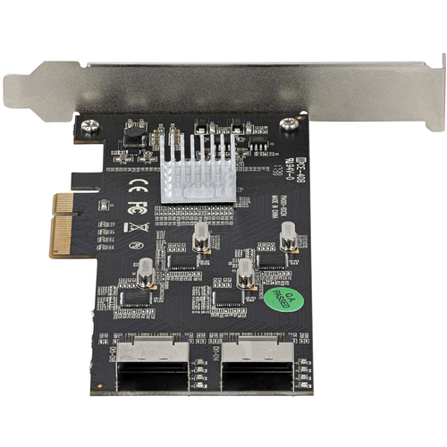 StarTech.com 8 Port SATA PCIe Kaart, PCI Express 6Gbps SATA Uitbreidingkaart met 4 Host Controllers, SATA PCIe Controller Kaart, PCI-e x4 Gen 2 naar, afbeelding 5