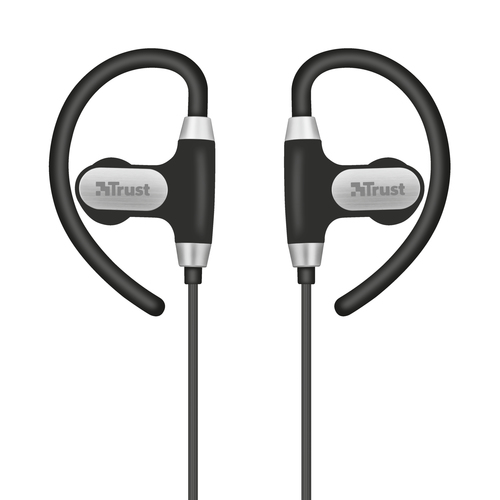 Trust 23345 headphones/headset Wireless Ear-hook, Neck-band Sports Bluetooth Black, Grey – image 2