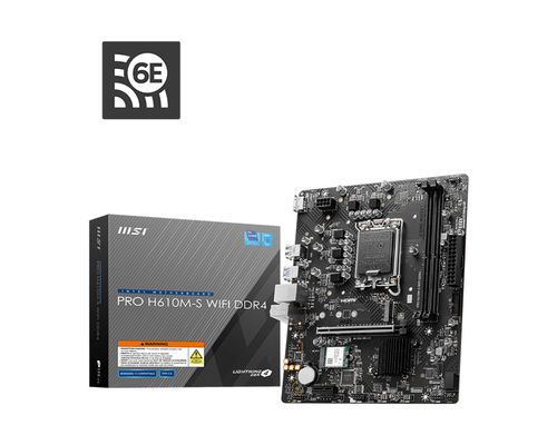 MSI PRO H610M-S WIFI DDR4 материнская плата Intel H610 LGA 1700 Микро ATX