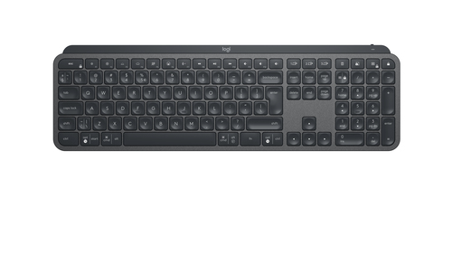 Logitech Keyboard MX Keys for Business [DE] graphite BT beleuchtete Tasten, BrownBox