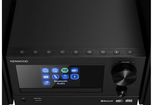 Kenwood M-7000 Stereo set Zwart, afbeelding 4