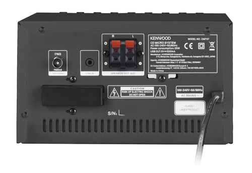 Kenwood M-7000 Stereo set Zwart, afbeelding 5