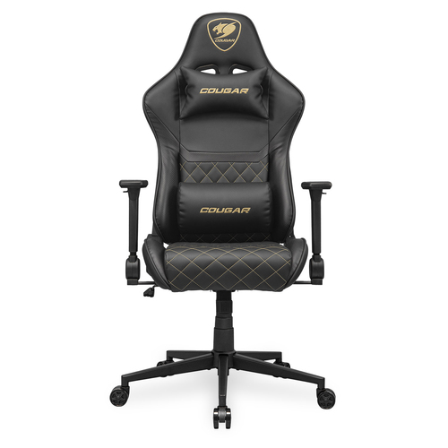 COUGAR CGR-AO2-GLB Универсальное игровое кресло Мягкое сиденье Черный, Золото