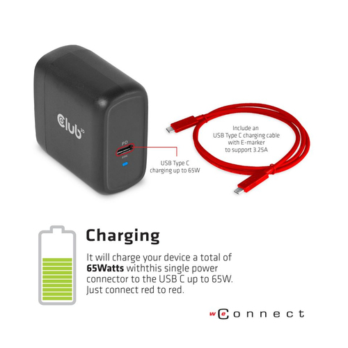 Club 3D Triple Display Dynamic PD Charging Dock - Dockingstation, afbeelding 5