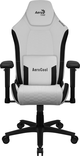 AeroCool Gaming Stuhl CROWN Leatherette Moonstone White, afbeelding 2