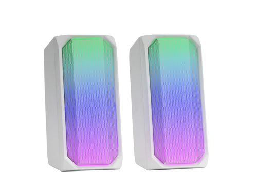 Mars Gaming MSRGB RGB Bluetooth Speaker 15W White