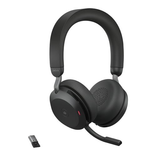 Jabra Evolve2 75 USB-A Headset + Charging Stand Microsoft Teams Black - image 3