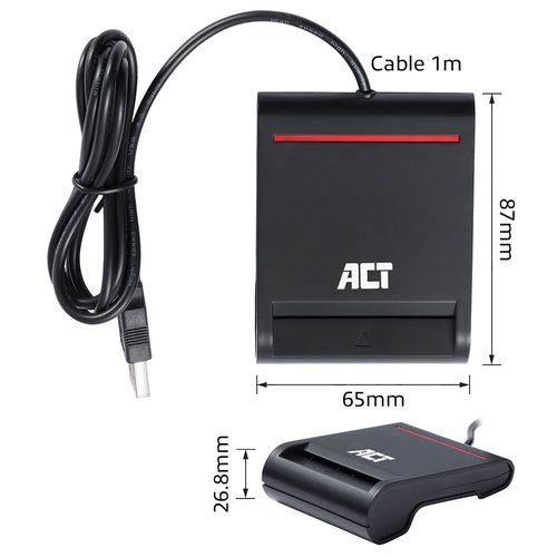 ACT USB 2.0 Smart Card ID reader, afbeelding 4