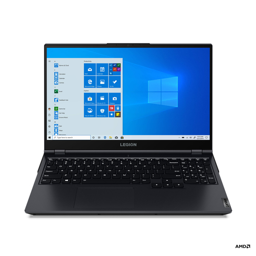 Lenovo Legion 5 15ACH6H AMD Ryzen™ 5 5600H Ноутбук 39,6 cm (15.6") Full HD 16 GB DDR4-SDRAM 512 GB Твердотельный накопитель (SSD) NVIDIA GeForce RTX 3070 Wi-Fi 6 (802.11ax) Windows 11 Home Черный, Синий Немецкий
