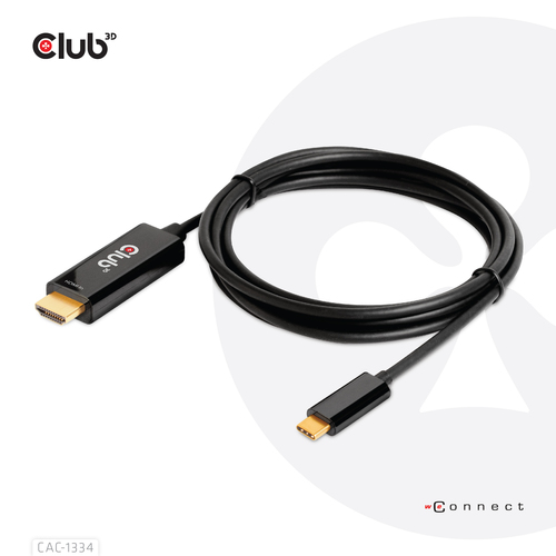CLUB3D HDMI to USB Type-C 4K60Hz Active Cable M/M 1.8m/6 ft, afbeelding 8