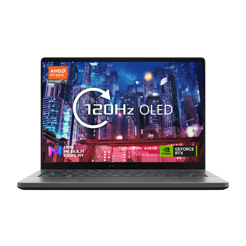 ASUS ROG Zephyrus G14 GA403UV-QS117W AMD Ryzen™ 7 8845HS Ноутбук 35,6 cm (14") 3K 16 GB LPDDR5x-SDRAM 1 TB Твердотельный накопитель (SSD) NVIDIA GeForce RTX 4060 Wi-Fi 6E (802.11ax) Windows 11 Home Серый