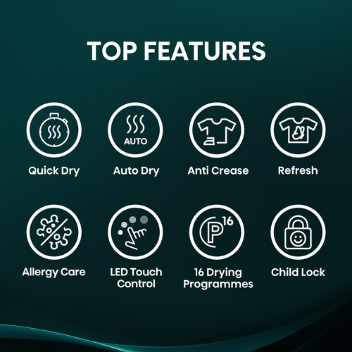 Hisense DH1I800UBEEA tumble dryer Freestanding Front-load – image 5