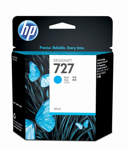 HP 727 – Cartuccia ciano originale