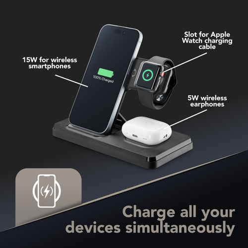Tech Pop 8018080485701 mobile device dock station Smartwatch/Smartphone Black – image 9
