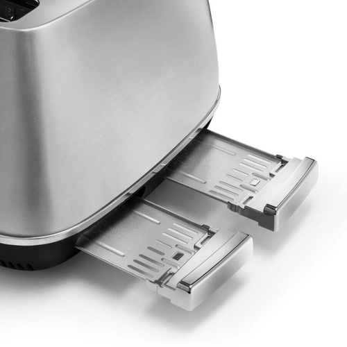 Delonghi 4 Slice Distinta X Stainless Steel Toaster in Metallic Silver Metallic Silver - image 3