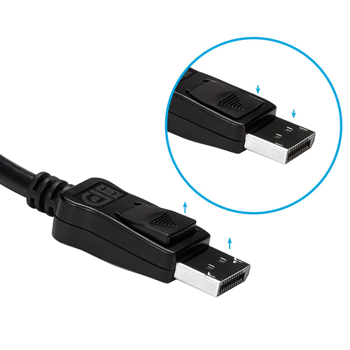 StarTech.com Adaptador DisplayPort a HDMI - Conversor de Vídeo DP a HDMI - 1080p - con Certificación VESA - Convertidor Pasivo Dongle DP a Monitor/Projector HDMI con Conector DP con Pestillo