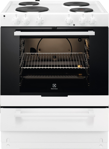 Electrolux EKS7011BOW cooker Freestanding cooker Electric Sealed plate White