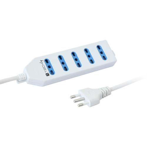 Techly Power Strip 5 Italian Bypass IUPS-PCP-415