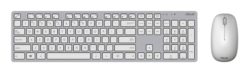 ASUS W5000 Tastatur Maus enthalten Büro RF Wireless QWERTZ Deutsch Grau, Weiß