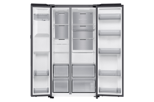 Samsung Family Hub 9" SpaceMax™ RS90F64EDTEU 621L Smart American Fridge Freezer, Silver – image 5