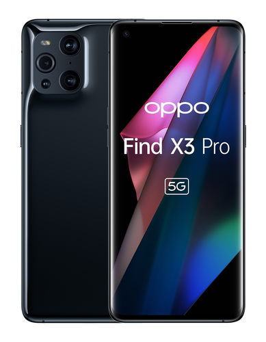 OPPO Find X3 Pro 17 cm (6.7") Две SIM-карты Android 11 5G USB Type-C 12 GB 256 GB 4500 mAh Черный