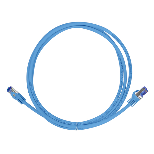 Logilink Patchkabel Ultraflex, Cat.6A, S/FTP, blau, 0,25 m, afbeelding 4