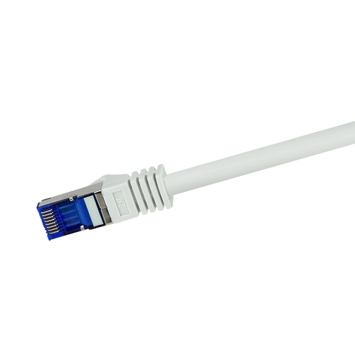 Logilink Patchkabel Ultraflex, Cat.6A, S/FTP, grau, 0,25 m, afbeelding 2