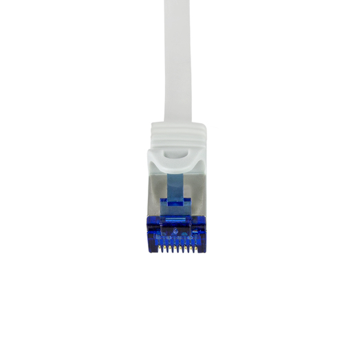Logilink Patchkabel Ultraflex, Cat.6A, S/FTP, grau, 0,25 m, afbeelding 3