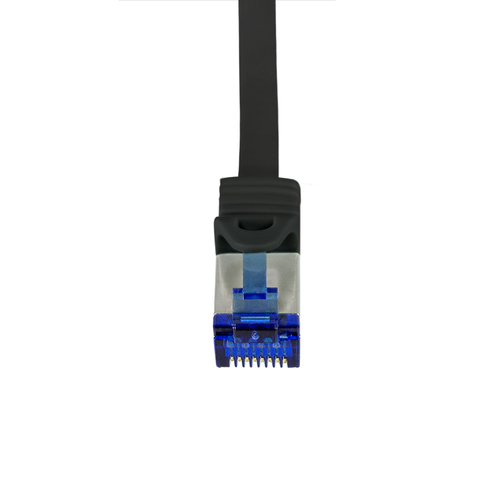 Logilink Patchkabel Ultraflex, Cat.6A, S/FTP, schwarz, 10 m, afbeelding 3