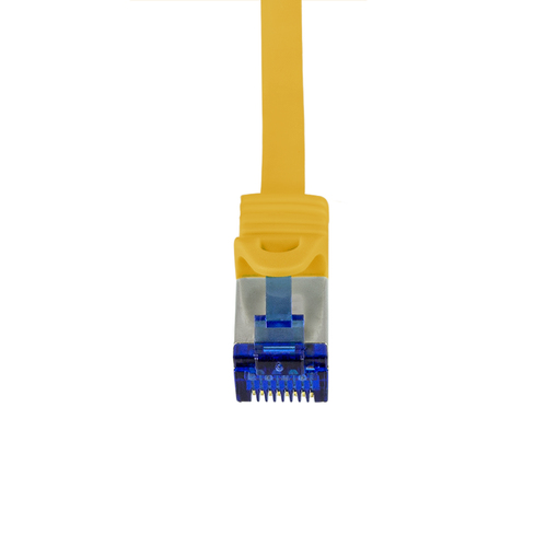 Logilink Patchkabel Ultraflex, Cat.6A, S/FTP, gelb, 1 m, afbeelding 3